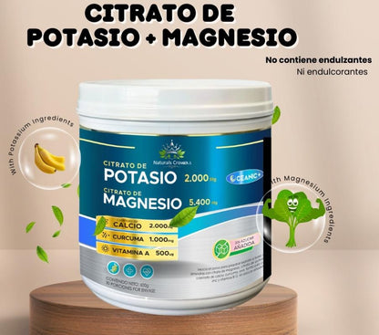 CITRATO DE POTASIO + MAGNESIO