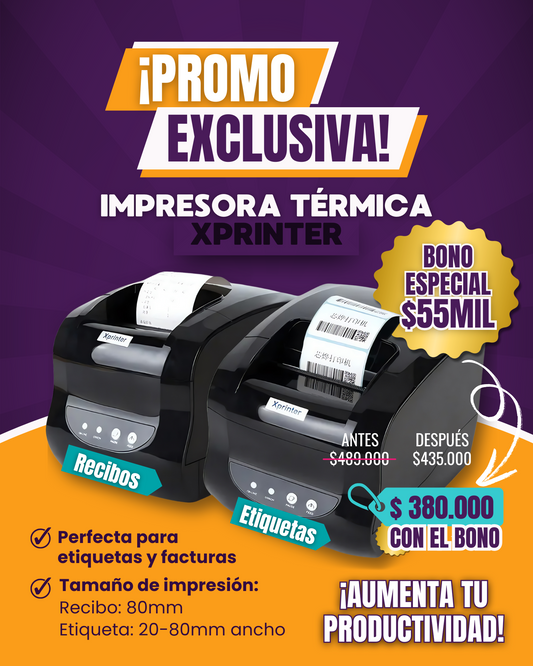 Impresora Térmica Etiquetas y factura
