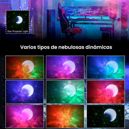 Astronauta Proyector De Nebulosa Stars + Parlante Bluetooth